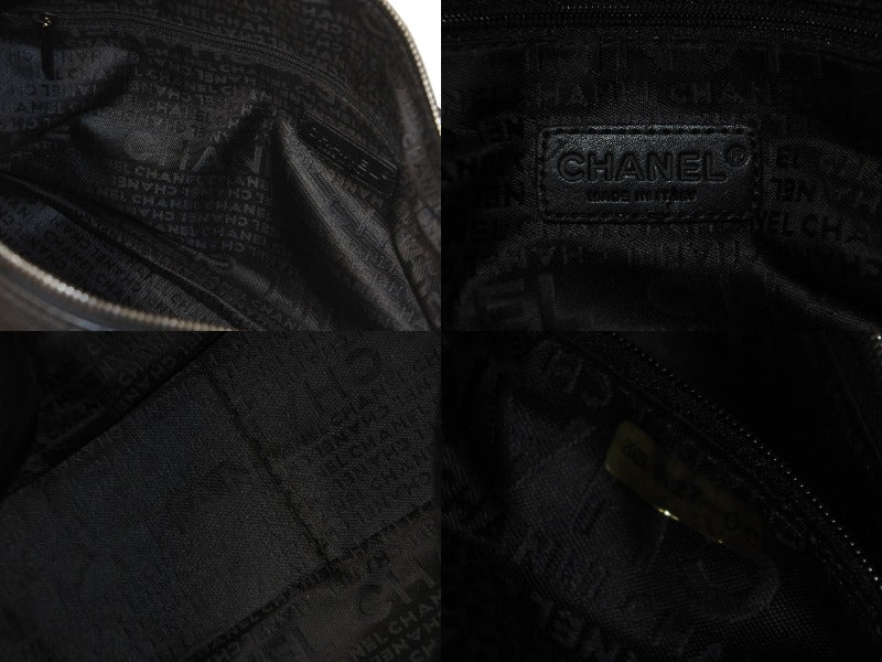 極美品 CHANEL シャネル チョコバー ミニ ボストンバッグ 8番台 キャビアスキン ブラック ココマーク シルバー金具 鞄 中古 56914 –  Casanova Vintage