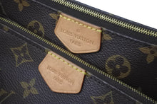 画像をギャラリービューアに読み込む, LOUIS VUITTON ルイヴィトン ショルダーバッグ M44813 ミュルティ ポシェット アクセソワール マロン カーキ 美品 中古 56916