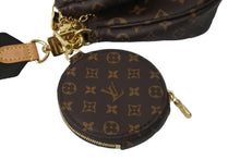 画像をギャラリービューアに読み込む, LOUIS VUITTON ルイヴィトン ショルダーバッグ M44813 ミュルティ ポシェット アクセソワール マロン カーキ 美品 中古 56916