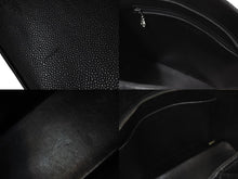 画像をギャラリービューアに読み込む, CHANEL シャネル 復刻トート 6番台 ハンドバッグ トート ココマーク キャビアスキン ブラック シルバー金具 美品 中古 56918