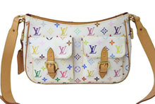 画像をギャラリービューアに読み込む, LOUIS VUITTON ルイヴィトン ショルダーバッグ M40051 ロッジGM ブロン マルチカラー ゴールド金具 良品 中古 56920