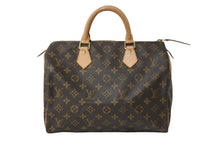 画像をギャラリービューアに読み込む, LOUIS VUITTON ルイヴィトン モノグラム スピーディ30 ボストンバッグ ブラウン ハンドバッグ 鞄 ロゴ M41526 美品 中古 56925