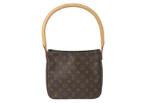 画像をギャラリービューアに読み込む, LOUIS VUITTON ルイヴィトン モノグラム ルーピング MM ショルダーバッグ ブラウン PVC ワンショルダー M51146 美品 中古 56939