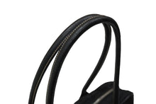 Load image into Gallery viewer, PRADA プラダ ハンドバッグ トライアングルロゴ ブラック シルバー金具 ナイロン レザー 良品 中古 56963