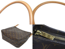 画像をギャラリービューアに読み込む, LOUIS VUITTON ルイヴィトン モノグラム ルーピング MM ショルダーバッグ M51146 ブラウン PVC ワンショルダー 美品 中古 56965