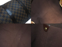 画像をギャラリービューアに読み込む, LOUIS VUITTON ルイヴィトン ダミエ キーポル50 ボストンバッグ N41427 コーティングキャンバス ブラウン 美品 中古 56971