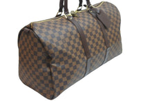 画像をギャラリービューアに読み込む, LOUIS VUITTON ルイヴィトン ダミエ キーポル50 ボストンバッグ N41427 コーティングキャンバス ブラウン 美品 中古 56971