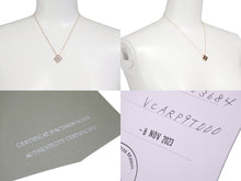 画像をギャラリービューアに読み込む, 新品未使用 Van Cleef &amp; Arpels ヴァンクリーフ アーペル ヴィンテージアルハンブラ ネックレス K18PG VCARP9T000 中古 56973