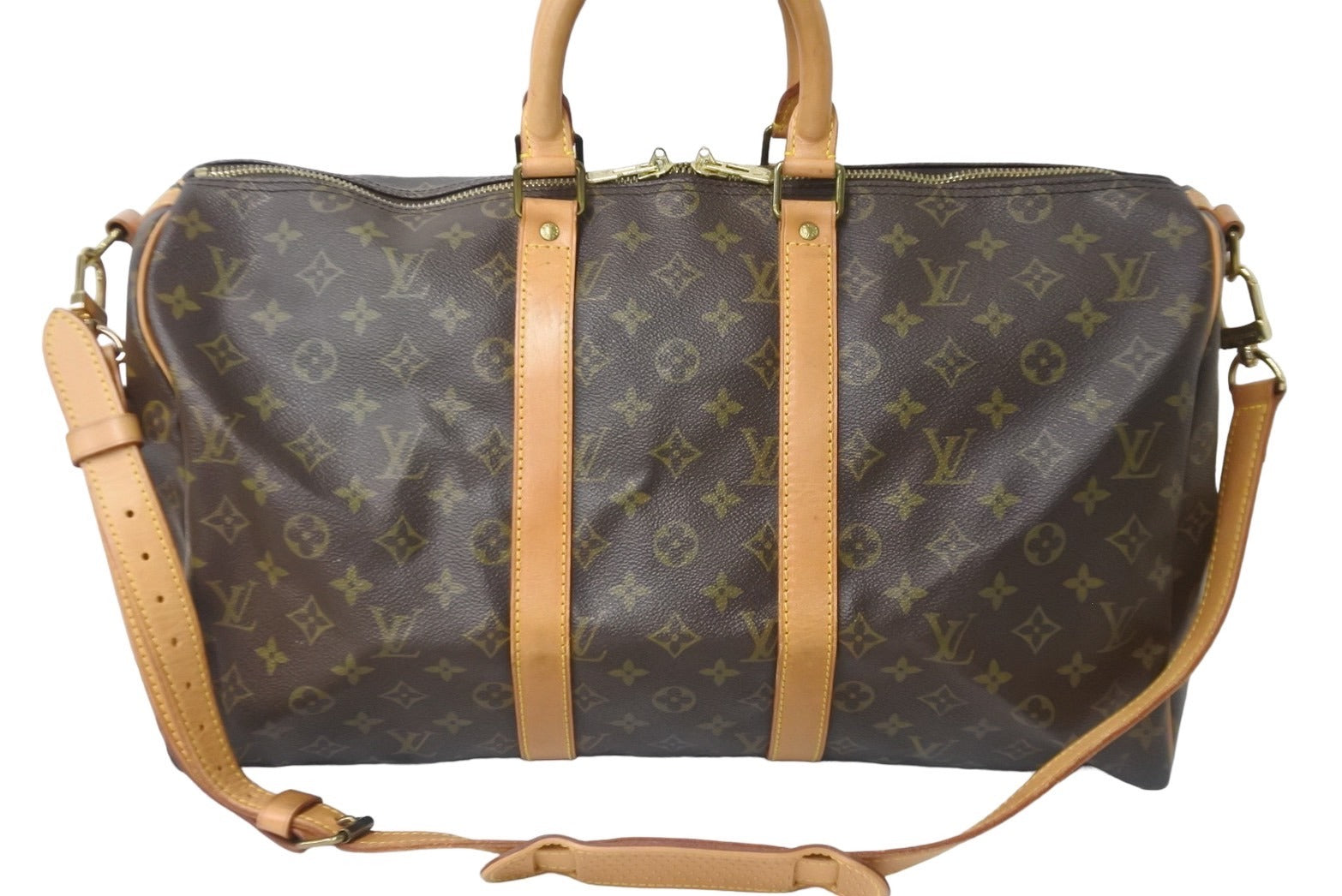 LOUIS VUITTON ルイヴィトン モノグラム キーポルバンドリエール45