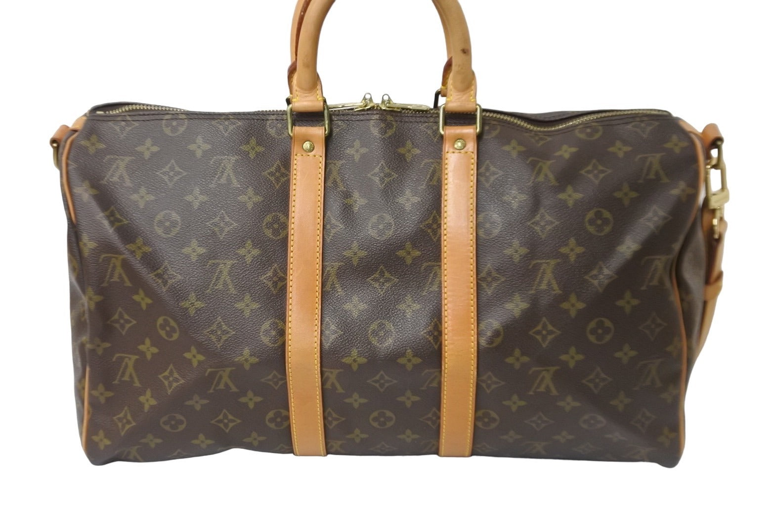 LOUIS VUITTON ルイヴィトン モノグラム キーポルバンドリエール45