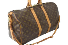 画像をギャラリービューアに読み込む, LOUIS VUITTON ルイヴィトン モノグラム キーポルバンドリエール45 ボストンバッグ M41418 ブラウン 2WAY ショルダーバッグ 中古 56979