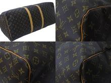 画像をギャラリービューアに読み込む, LOUIS VUITTON ルイヴィトン ボストンバッグ M41412 キーポルバンドリエール60 ブラウン PVC ゴールド金具 良品 中古 56983