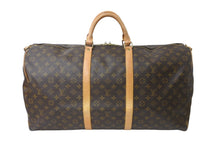 画像をギャラリービューアに読み込む, LOUIS VUITTON ルイヴィトン ボストンバッグ M41412 キーポルバンドリエール60 ブラウン PVC ゴールド金具 中古 56984