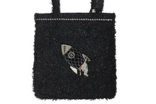 画像をギャラリービューアに読み込む, 極美品 CHANEL シャネル ロケット モチーフ ツイード トートバッグ 24番台 ブラック ラメ ココマーク チェーン A94656 中古 56985