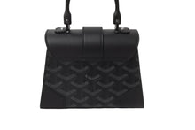 画像をギャラリービューアに読み込む, 新品未使用 ゴヤール GOYARD サイゴン ナノ ストラクチャード バッグ ソー ジェットブラック 56989 中古