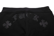 画像をギャラリービューアに読み込む, CHROME HEARTS クロムハーツ パンツ CHプラス FUCK パッチ スウェットパンツ ブラック コットン サイズS 中古 美品 56996