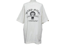 Load image into Gallery viewer, A BATHING APE アベイシングエイプ×Chrome Hearts クロムハーツ コラボ 半袖Tシャツ L ホワイト ブラック 美品 中古 57000