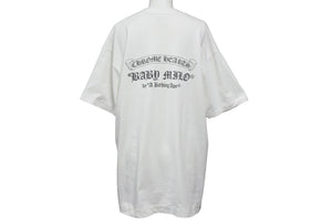 A BATHING APE アベイシングエイプ×Chrome Hearts クロムハーツ コラボ 半袖Tシャツ L ホワイト ブラック 美品 中古 57000