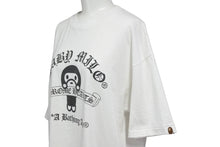 Load image into Gallery viewer, A BATHING APE アベイシングエイプ×Chrome Hearts クロムハーツ コラボ 半袖Tシャツ L ホワイト ブラック 美品 中古 57000