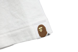 A BATHING APE アベイシングエイプ×Chrome Hearts クロムハーツ コラボ 半袖Tシャツ L ホワイト ブラック 美品 中古 57000