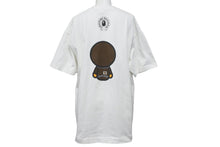 画像をギャラリービューアに読み込む, A BATHING APE アベイシングエイプ×Chrome Hearts クロムハーツ コラボ 半袖Tシャツ L ホワイト 美品 中古 57001