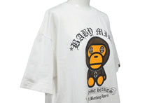 画像をギャラリービューアに読み込む, A BATHING APE アベイシングエイプ×Chrome Hearts クロムハーツ コラボ 半袖Tシャツ L ホワイト 美品 中古 57001