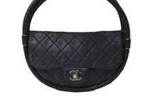 Load image into Gallery viewer, CHANEL シャネル ハンドバッグ マトラッセ ミニフラフープ 18番台 ラムスキン ブラック シルバー金具 良品 中古 57004