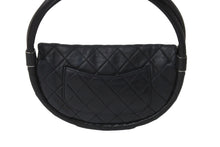 Load image into Gallery viewer, CHANEL シャネル ハンドバッグ マトラッセ ミニフラフープ 18番台 ラムスキン ブラック シルバー金具 良品 中古 57004