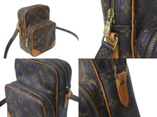 画像をギャラリービューアに読み込む, LOUIS VUITTON ルイヴィトン ショルダーバッグ 斜めがけバック アマゾン モノグラム M45236 ブラウン ゴールド金具 良品 中古 57015