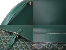 画像をギャラリービューアに読み込む, 極美品 GOYARD ゴヤール ハンドバッグ シタダン メッセンジャーPM PVCコーティングキャンバス グリーン シルバー金具 中古 57021