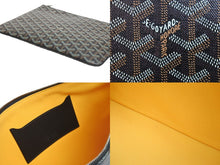 Load image into Gallery viewer, 新品同様 GOYARD ゴヤール クラッチバッグ セナ MM PVCコーティングキャンバス ブラウン シルバー金具 中古 57023