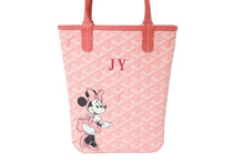 画像をギャラリービューアに読み込む, GOYARD ゴヤール ポワティエ ミニ ハンドバック ピンク ローズピンク 2018年限定 マーカージュ イニシャル入り 美品 中古 57030