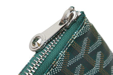 画像をギャラリービューアに読み込む, 新品未使用 GOYARD ゴヤール クラッチバッグ セナ GM SENAT2GMLTY09CL09P グリーン シルバー金具 中古 57068