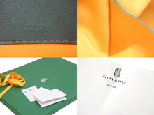 画像をギャラリービューアに読み込む, 新品未使用 GOYARD ゴヤール クラッチバッグ セナ GM SENAT2GMLTY09CL09P グリーン シルバー金具 中古 57068