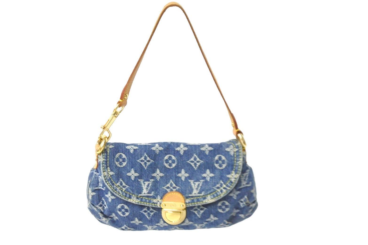 LOUIS VUITTON ルイヴィトン モノグラムデニム ミニプリーティ ...