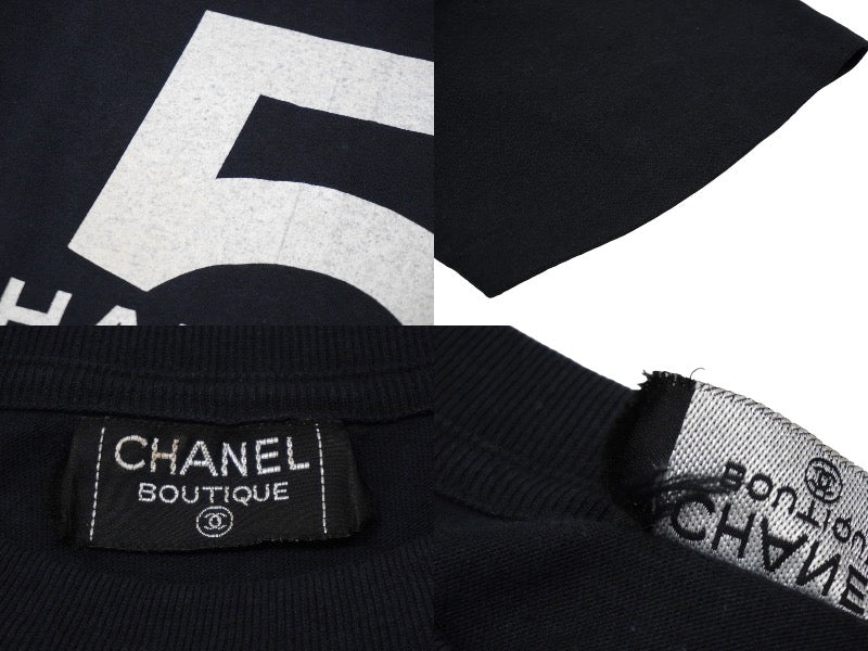 CHANEL シャネル 半袖Ｔシャツ ヴィンテージ 80S NO.5 香水 50周年記念