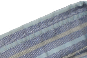 Ermenegildo Zegna エルメネジルド ゼニア 長袖シャツ ノーストレッチファブリック ストライプ インディゴ S 美品 中古 57093