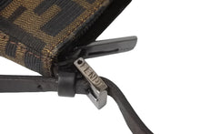 画像をギャラリービューアに読み込む, FENDI フェンディ ハンドバッグ アクセサリーポーチ ズッカ柄 マンマバケット ブラウン 美品 中古 57109