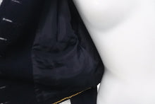 画像をギャラリービューアに読み込む, 極美品 CHANEL シャネル セーラー ツイード ジャケット ネイビー ショート丈 テーラード ゴールド金具 アウター 中古 57201