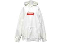 画像をギャラリービューアに読み込む, Supreme シュプリーム 21FW ボックスロゴ スウェット パーカー ホワイト トップス フーディ サイズL 美品 中古 57234