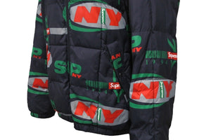 シュプリーム SUPREME NY Reversible Puffy Jacket 中綿ジャケット 2018AW ポリエステル ブラック 良品 中古 57236