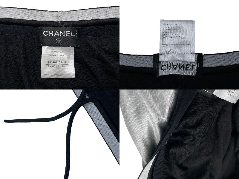 CHANEL シャネル パンツ シルバー サイズココマーク サイズ38 ポリエステル AW002 P43496K04412 美品 中古 57243 –  Casanova Vintage