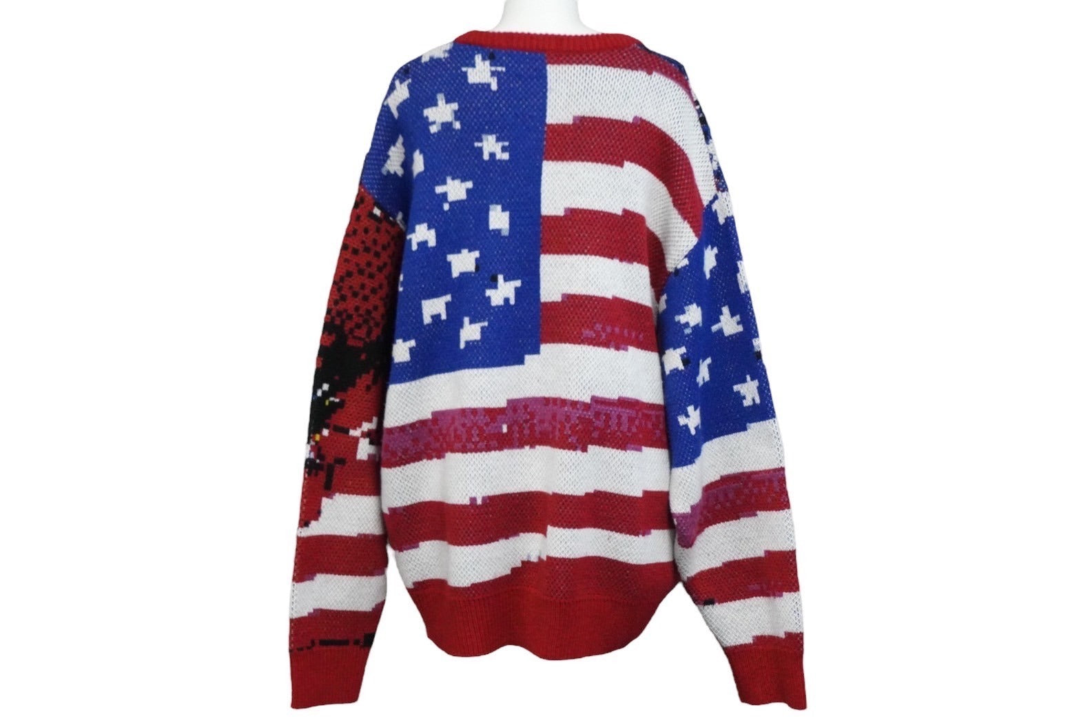 Supreme シュプリーム 21SS デジタル フラッグ セーター マルチカラー アメリカ ニット トップス ロゴ サイズL 美品  57252