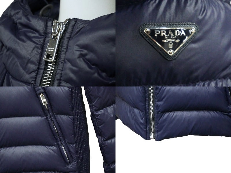 PRADA ダウンジャケット　トライアングルロゴプレート肩幅約40cm