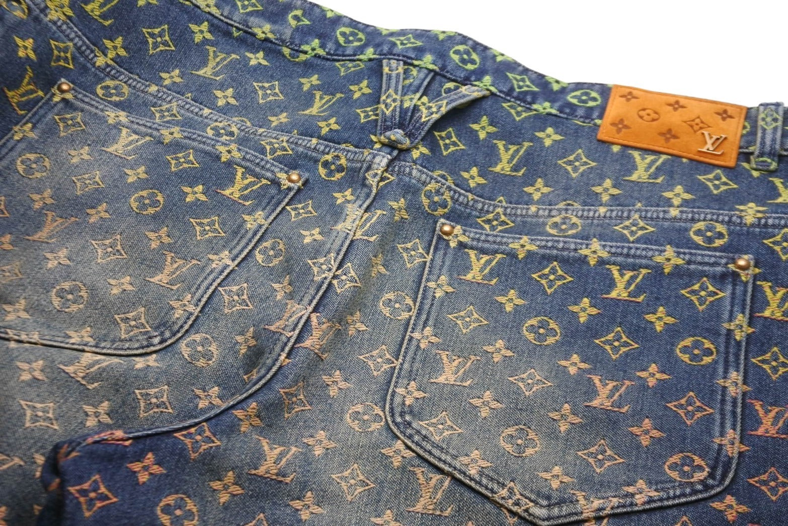 極美品 LOUIS VUITTON ルイヴィトン ショートパンツ RM231 YM4