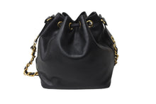 Load image into Gallery viewer, CHANEL シャネル ショルダーバッグ ココマーク 巾着型 チェーンショルダー キャビアスキン 2番台 ゴールド金具 美品 中古 57298