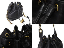 Load image into Gallery viewer, CHANEL シャネル ショルダーバッグ ココマーク 巾着型 チェーンショルダー キャビアスキン 2番台 ゴールド金具 美品 中古 57298