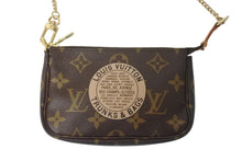 画像をギャラリービューアに読み込む, LOUIS VUITTON ルイヴィトン ポーチ M60153 ミニ ポシェット アクセソワール T&amp;B ブラウン ゴールド金具 美品 中古 57299
