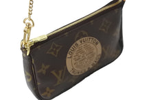 画像をギャラリービューアに読み込む, LOUIS VUITTON ルイヴィトン ポーチ M60153 ミニ ポシェット アクセソワール T&amp;B ブラウン ゴールド金具 美品 中古 57299
