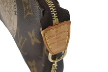 画像をギャラリービューアに読み込む, LOUIS VUITTON ルイヴィトン ポーチ M60153 ミニ ポシェット アクセソワール T&amp;B ブラウン ゴールド金具 美品 中古 57299